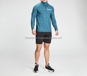 เสื้อโปโลแขนยาวมีซิปสำหรับผู้ชายสำหรับฤดูใบไม้ผลิ - Product Image 6