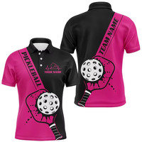 Polo de pickleball personnalisé rapide à séchage rapide, imprimé numériquement, respirant pour homme, maillot d'équipe léger, uniforme d'entraînement