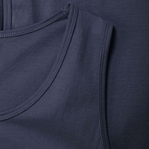 JAMEKA SPORTS JA-847 Débardeur décontracté respirant à séchage rapide pour homme, col montant, 100 % fibre de bambou, impression par transfert thermique, faible MOQ - Product Image 6