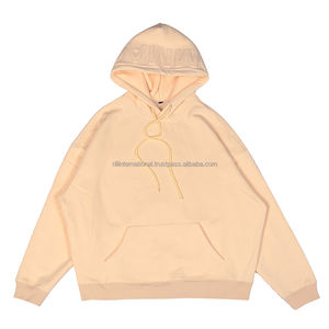 Sudadera con Capucha de Algodón 100% de Alto Gramaje, Estilo Boxy, Novedad, con Logotipo Personalizado Grabado en Relieve Frontal, para Hombre - ¡Venta Caliente! - Product Image 6