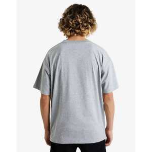 Camiseta de Manga Corta para Hombre, Cuello Redondo, Color Sólido, Corte Holgado, Tejido de Punto Jersey de Poliéster/Algodón, Estilo Casual, Antiencogimiento, 220g, Seda - Product Image 5