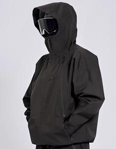 Veste de pluie imperméable unisexe avec logo personnalisé, coupe-vent, softshell, pour le ski et la randonnée - Product Image 2