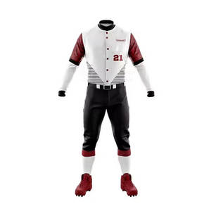 Nouveautés en vêtements de sport, uniforme de baseball en tissu 100% polyester, meilleur prix pour uniforme de baseball - Product Image 2