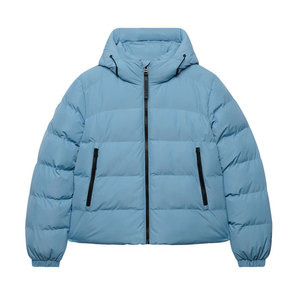 Doudounes Courtes pour Femmes – Modèle Hiver Tendance avec Capuche Entièrement Zippée et Poches Zippées – Manteau Matelassé Épais - Product Image 5