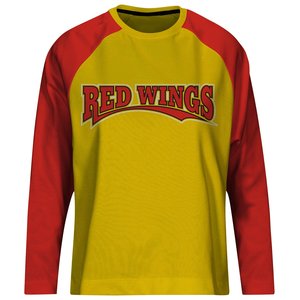 Camiseta de Béisbol Personalizada de Manga Larga en Azul Rey y Gris |   Camiseta Deportiva Sublimada para Equipos - Product Image 5
