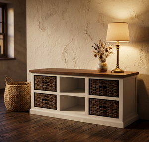 Mueble para TV Moala de Madera de Teca, Estilo Contemporáneo Minimalista con Acabado Natural o en Color para el Hogar y Apartamentos - Product Image 2