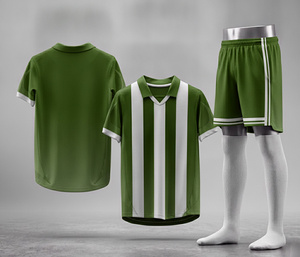 Ensemble d'uniformes de football personnalisés entièrement sublimés |   Tailles pour hommes, femmes et jeunes |   Vêtements de sport légers et à séchage rapide - Product Image 2