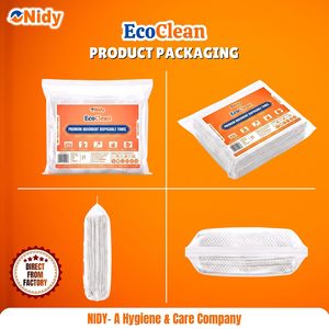 NIDY Disposable Towel 50x100 CM 50 GSM Medical Grade Non Woven Salon Spa Hospital Travel Pack of 10 OEM ODM - Product Image 5