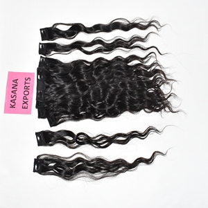 Extensiones de Cabello Humano Indio al por Mayor con Clip, Doble Trama, Negro Natural, Remy, Fácil de Aplicar, Larga Duración, Calidad de Salón, 100g - Product Image 2