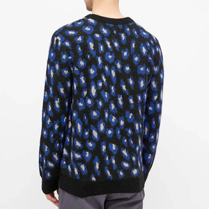 Men's Knitted Solid Wool/Acrylic Breathable Full Sleeve Winter Fashion <b>Pullover</b> Sweater <b>Jumper</b> Black Blue White 20277 - Product Image 6