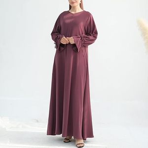 Abayas Islamiques Élégantes à Manches Longues pour Femmes du Moyen-Orient – Couleur Unie Tendance – Vêtement d'Extérieur Décontracté – Nouvelle Collection Très Demandée - Product Image 2