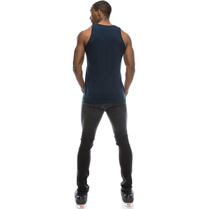 Cotton <b>Stringer</b> Gym Fitness Tank Top Low Price Breathable Solid Color Fitness & Casual Wear <b>Vest</b> for Man - Product Image 3