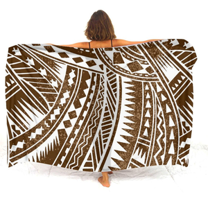 Puletasi Samoano Tradicional Personalizado con Estampado Polinesio Lava Lava en Rayón Suave Premium, Venta al por Mayor de Fábrica Sialkot - Product Image 3