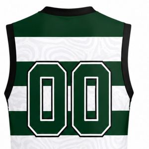 Custom Green White Volleyball Sleeveless Shirt Team Athletic Sports Top Competition Uniform Training Performance Wear Apparel - Product Image 5