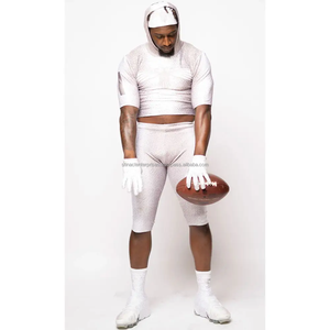 Maillots de football 7v7 à manches courtes, respirants, grande taille, à capuche, pour adultes, uniformes de flag football - Product Image 2