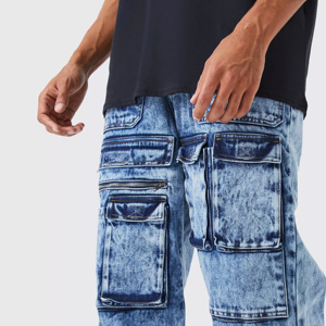 Men’s Oversized Denim Pants – Hip Hop Baggy Jeans Street Style - Product Image 2