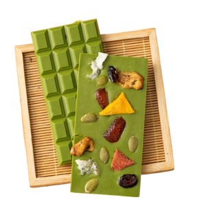 Barre de chocolat au matcha, aux fruits et aux noix, délicieuse et à prix super bas, bonne pour la santé, pour la vente au détail - Product Image 1
