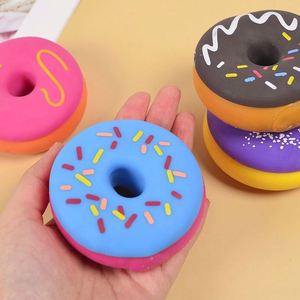 Manufacturer Wholesale Small Children's Squeeze Toys Simulated Donut Pinch Music Decompression Snack Slow <b>Rebound</b> Internet Toys - Product Image 4