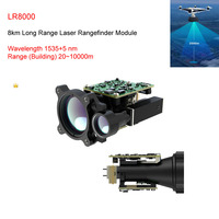 Télémètre laser 8000m 1535±5 nm pour la construction, la détection de véhicules et de personnes (20~10000m), module de mesure laser pour drone FPV