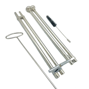 Embryotome de haute qualité avec fil d'insertion et brosse de nettoyage, en acier inoxydable chromé, instruments vétérinaires de qualité supérieure - Product Image 6