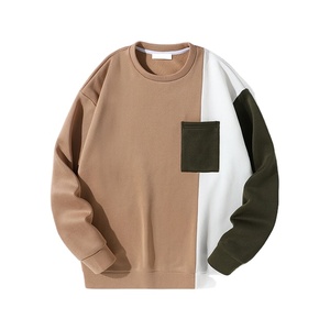ขายส่งเสื้อสเวตเตอร์ขนาดใหญ่ Crewneck เฮฟวี่เวทโลโก้ที่กําหนดเองเปล่าสําหรับผู้ชาย - Product Image 1