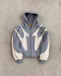 OEM Custom Color Block Hoodies 500GSM 100% Cotton Fleece Oversize Blank Streetwear Hoodies - Product Image 3