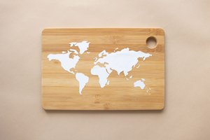 Tablas de Cortar de Bambú con Mango Cuadrado de Madera, Color Natural, Logotipo Personalizado, Utensilios de Cocina, Paquete Combinado, 1.5 cm de Grosor, Desechables - Product Image 5