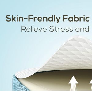 Deep Sleep Memory Foam <b>Pillow</b> Modern Style Zero Pressure <b>Body</b> Support with Slow Rebound Double Core for Hotels Guests - Product Image 5