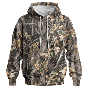 Achetez un sweat à capuche de chasse respirant de haute qualité en coton mélangé avec sublimation 3D pour hommes, fabriqué au Pakistan - Product Image 4