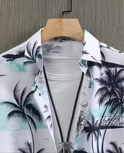 <b>Beach</b> Vacation Summer | New Hawaiian <b>Shirts</b> <b>Men</b> | Tropical Print | Comfortable Breathable Style | Slim-Fit Wrinkle-Resistant - Product Image 2