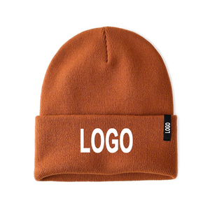 Custom Warm <b>Wool</b> Knitted <b>Beanie</b> Winter Cashmere Bennie Women 100% Pure <b>Wool</b> <b>Beanie</b> Hats With logo - Product Image 1