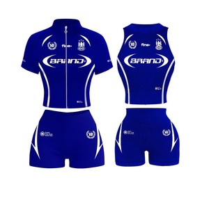 Ensemble 2 pièces loungewear pour femme 2026 Designer TAHAD : Veste à demi-zip à manches courtes et short, personnalisable avec logo - Product Image 2