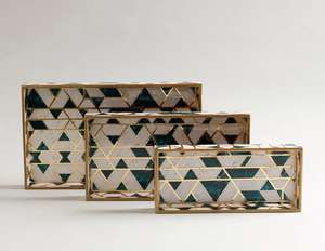 Bandeja de Esmalte con Estampado Floral, Bandeja de Esmalte con Logotipo Personalizado, Bandeja de Esmalte Resistente para Alimentos - Product Image 2