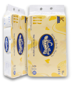 กระดาษทิชชู่ขนาดจัมโบ้2ชั้นแบบนุ่มใช้แล้วทิ้งและซักได้เยื่อไม้บริสุทธิ์เป็นมิตรกับสิ่งแวดล้อมผลิตในเวียดนาม - Product Image 1