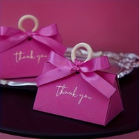 Boîtes cadeaux pour rouge à lèvres pour la Saint-Valentin, boîtes à bonbons en papier pliables avec poignées