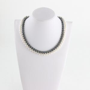 Collar de Perlas de Agua Dulce de Doble Hilera, Accesorio de Vestir de Noche Multicapa con Perlas de Agua Dulce para Novias, para Fiestas y Eventos - Product Image 2