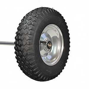 ล้อลมแบบมีปุ่มกันลื่น ขนาด 10 นิ้ว 3.50-6 ยี่ห้อ Caldwell ผลิตในประเทศไทย - สำหรับเครื่องฉีดน้ำแรงดันสูง, เครื่องพ่นยา, รถเข็นมือ, รถเข็นล้อลาก, รถเข็น และรถลาก - Product Image 1