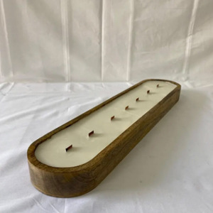 Long Wooden Dough Bowl <b>Candle</b> Wooden <b>Candle</b> Bowls Extra <b>Large</b> Dough Bowl - Product Image 1