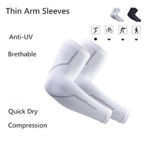 Manchons de compression sportifs respirants anti-UV de qualité supérieure, prêts à l'emploi, vente en gros - Product Image 4