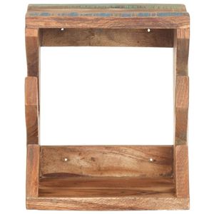 Solid <b>Reclaimed</b> <b>Wood</b> <b>Wall</b> Mounted Skateboard Holder 9.8"x7.9"x11.8" Stylish <b>Wood</b> <b>Wall</b> Storage - Product Image 2