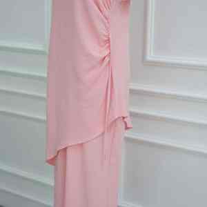 Abaya Blanca Elegante y Moderna para Mujeres Musulmanas, Estilo Dubai, Abierta por Delante, Vestido Maxi Islámico Modesto, de Secado Rápido y Transpirable - Product Image 5