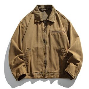 Veste de travail en toile d'hiver style streetwear, coupe-vent, col montant, manteau de sécurité industriel, logo personnalisé, production en gros, directement de l'usine - Product Image 3