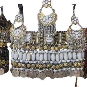 Nouveau à la mode léger afghan Kuchi Vintage ensembles de bijoux 100% exportation qualité Vintage Style collier boucle d'oreille ensembles de bijoux - Product Image 1