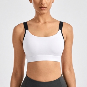 Women High Support Sports <b>Bra</b> <b>Wide</b> <b>Strap</b> Padded Running Fitness Gym Workout Custom Private Label Activewear - Product Image 5
