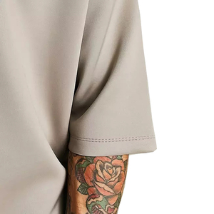 Men's Clothes Oversized T-shirt 100% Cotton Streetwear Hip Hop Blank Drop Shoulder Custom <b>Logo</b> Vintage T Shirts - Product Image 2