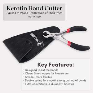 Quality <b>Hair</b> <b>Extension</b> <b>Tools</b> Keratin Bond Cutter Plier My <b>Hair</b> <b>Tools</b> with Rubber Grip Designed to Blend Seamlessly Natural <b>Hair</b> - Product Image 4