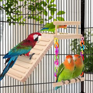 Kyouki Bird Supplies Piattaforma Altalena per Pappagalli, Parrocchetti e Calopsittici - per Gabbie e Posatoi per Uccelli - Product Image 3
