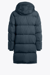<b>Men's</b> Long <b>Hooded</b> Down Puffer Jacket Windproof Thick Quilted Casual Winter <b>Coat</b> With Pockets Solid Color Zipper Closure - Product Image 2