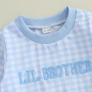 Nouvel ensemble de vêtements pour enfants unisexe, sweat-shirt à manches longues, pantalon uni, 2 pièces, pour l'hiver, tenues pour tout-petits, polyester/coton/polaire - Product Image 2