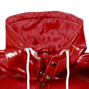 Manteau long unisexe en PVC imperméable de qualité supérieure, style urbain, toutes saisons, pour l'hiver - Product Image 6